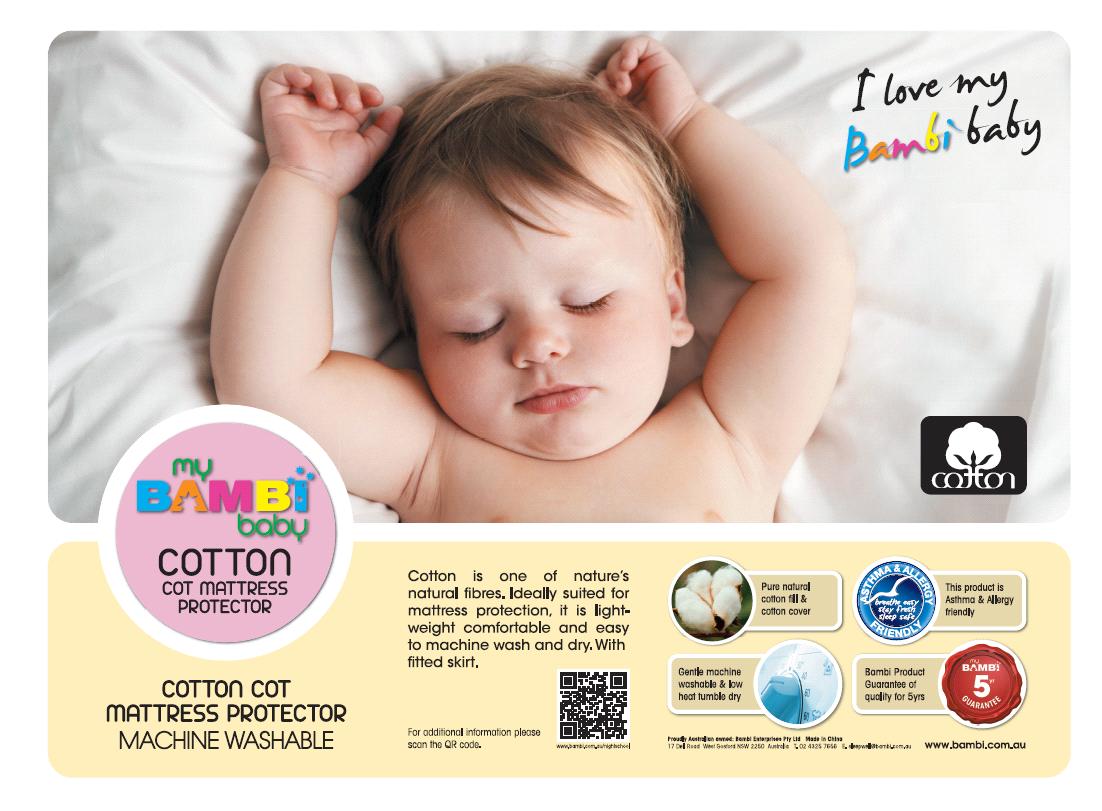 Cotton Cot Mattress Protector VIP