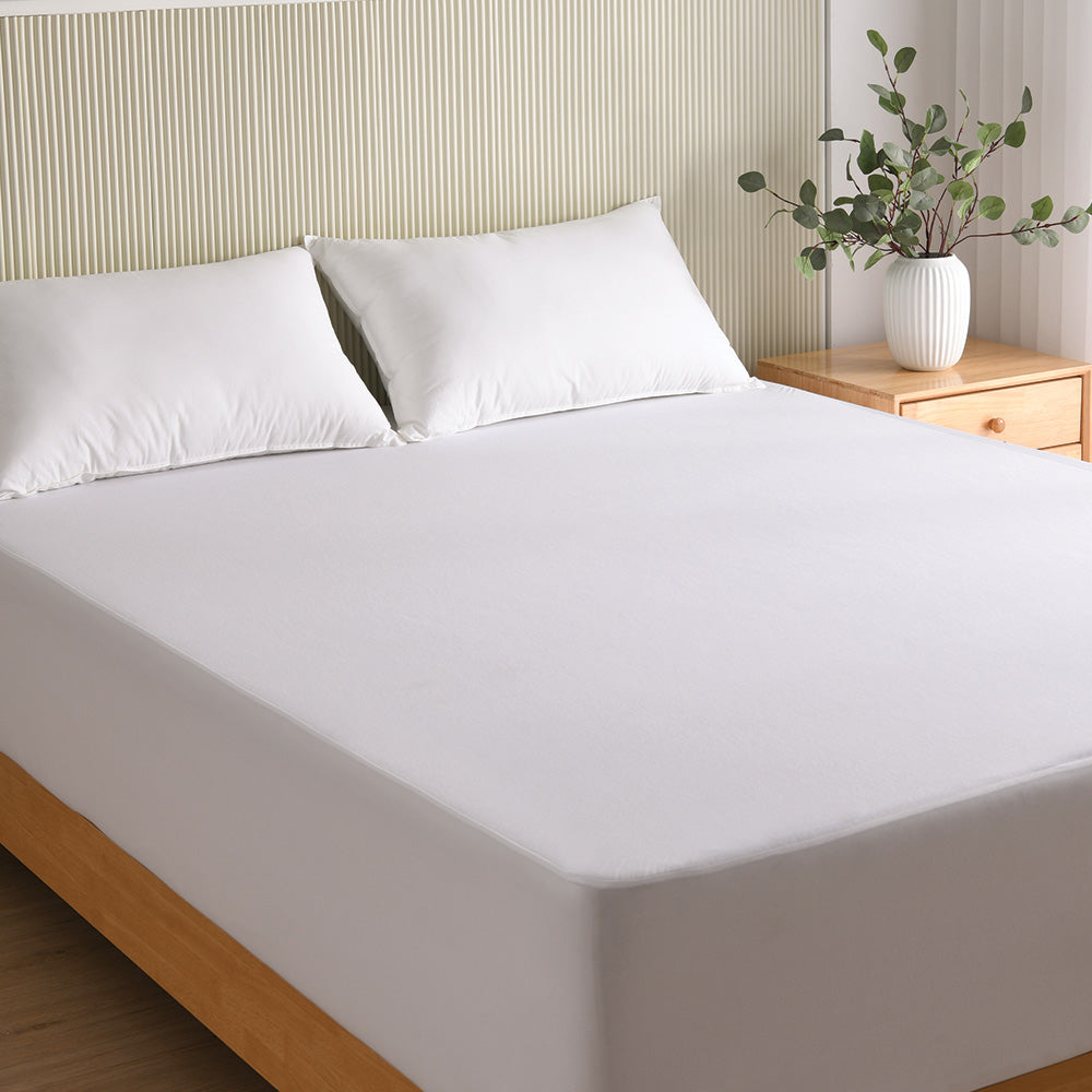 Cotton & Bamboo Waterproof Mattress Protector | Stretch Knit