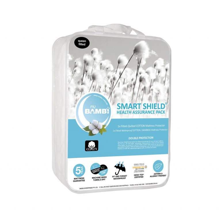 Cotton Mattress Protector Health Assurance Pack Bambi