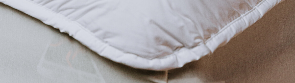 corner of pillow
