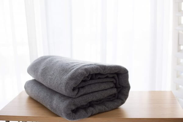 Alpaca Wool Blanket Product Dark Grey